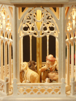 Original Weihnachtspyramide Christi Geburt