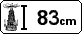 Gr&ouml;&szlig;e: 83 cm.