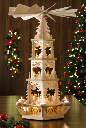 Original Weihnachtspyramide aus dem Erzgebirge